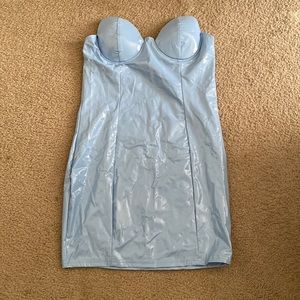 Baby Blue Fashion Nova Mini Dress